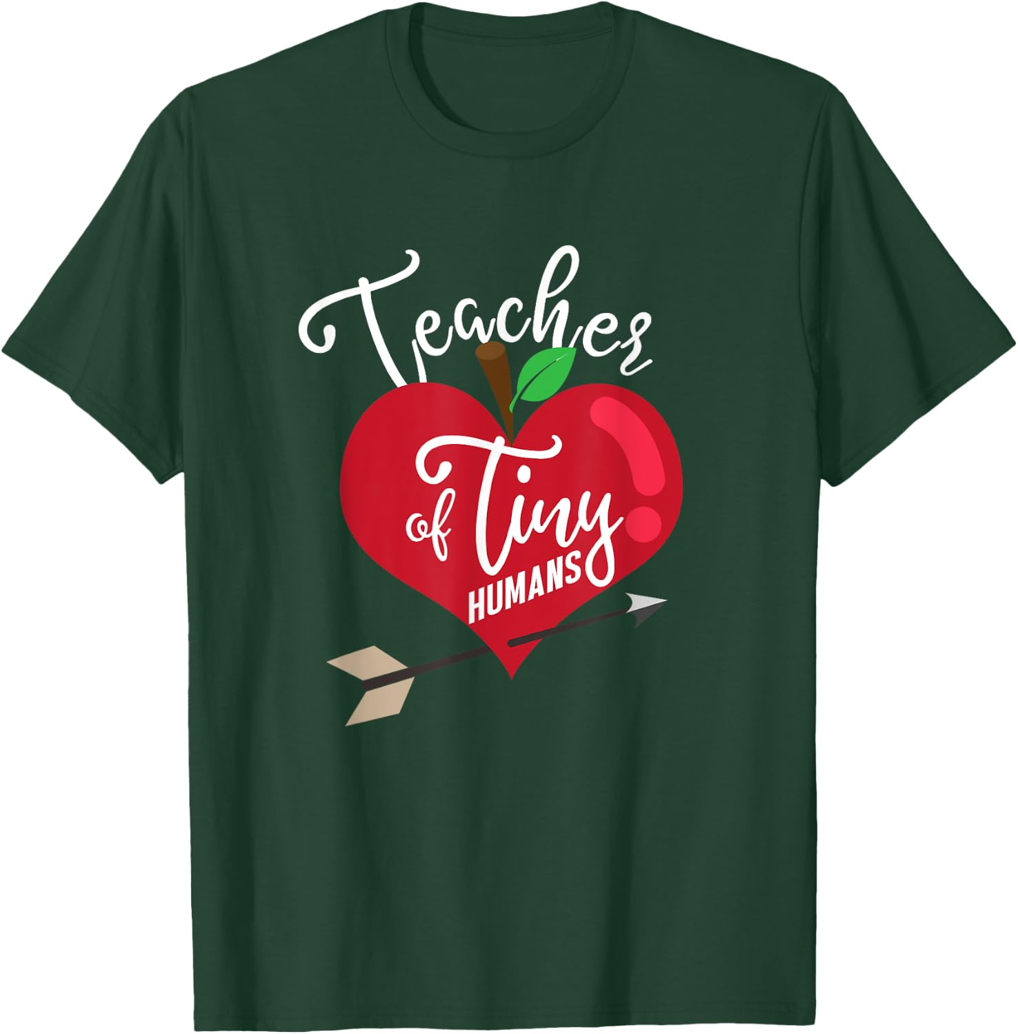 Little Human Teacher Preschool Teacher Teaching Gift T-Shirt - T-Shirt | Forest