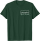 Grumpa Est 2025 First Time Grumpa Funny Grandpa Father's Day T-Shirt - T-Shirt | Forest