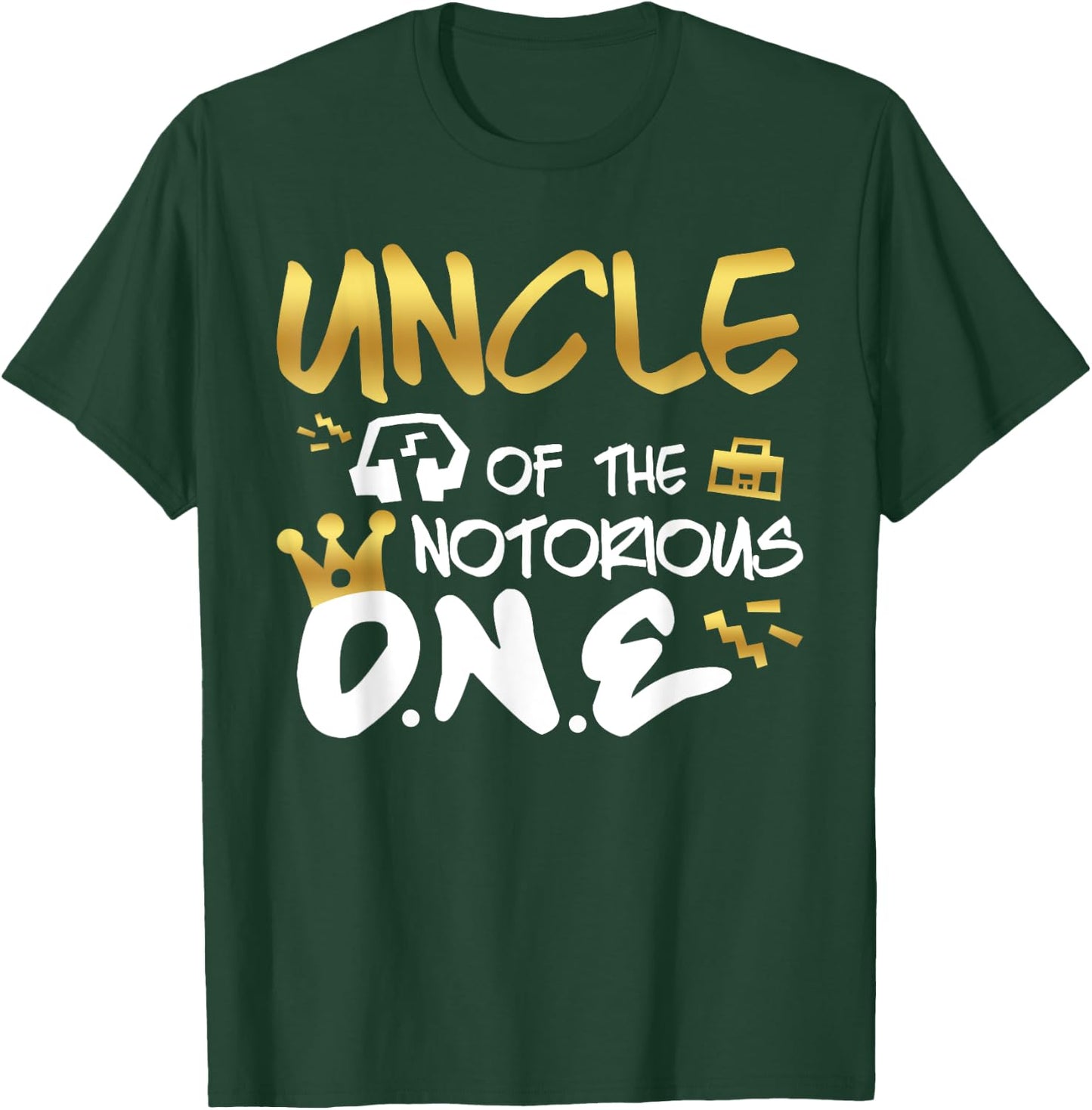 Uncle Of The Notorious One Old School 1st Hip Hop Birthday T-Shirt - T-Shirt | Forest