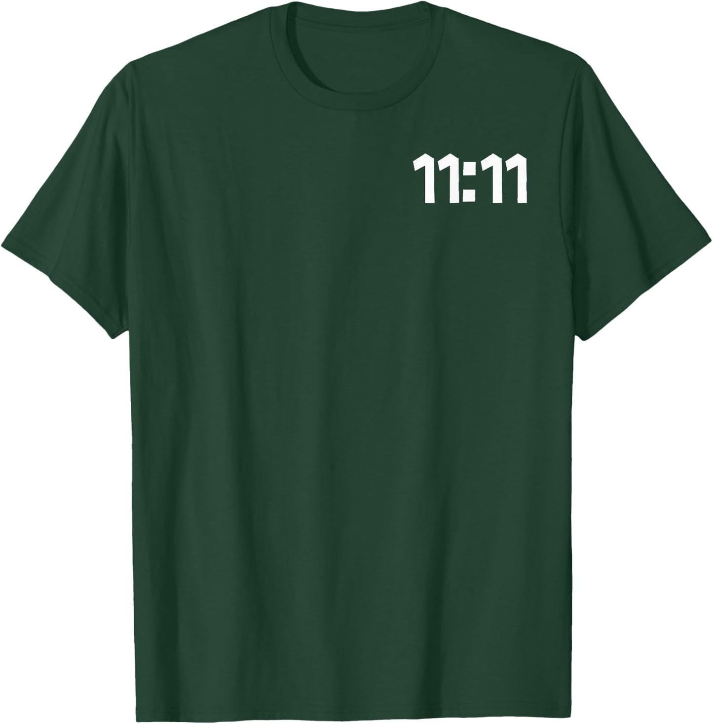 11:11 Make a Wish Spiritual Motivation Minimalist T-Shirt - T-Shirt | Forest