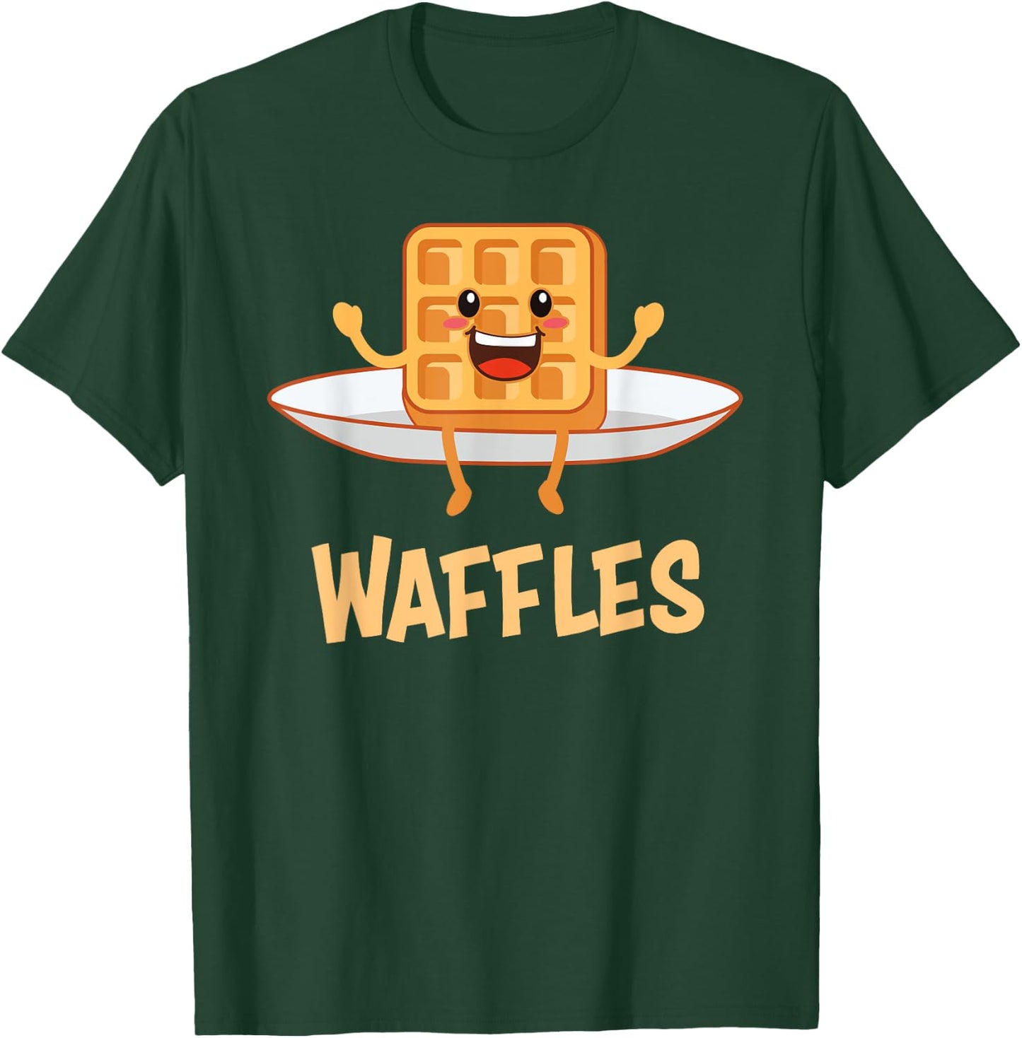 Chicken & Waffles Matching Couple Halloween Best Friends T-Shirt - T-Shirt | Forest