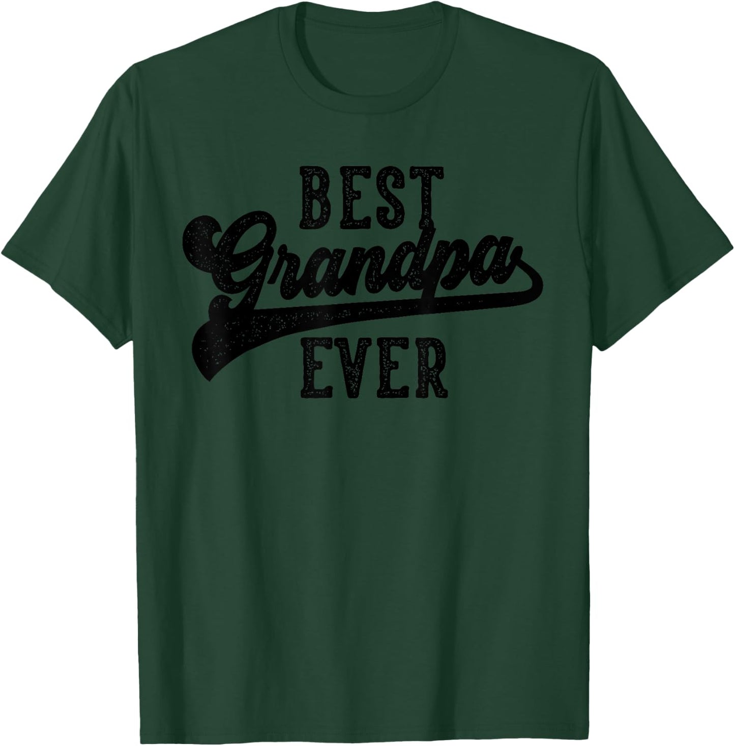 Grandpa Gifts From Grandkids Best Grandpa Ever Father's Day T-Shirt - T-Shirt | Forest