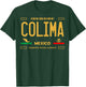 Colima Mexico License Plate Aesthetic, Colima T-Shirt - T-Shirt | Forest