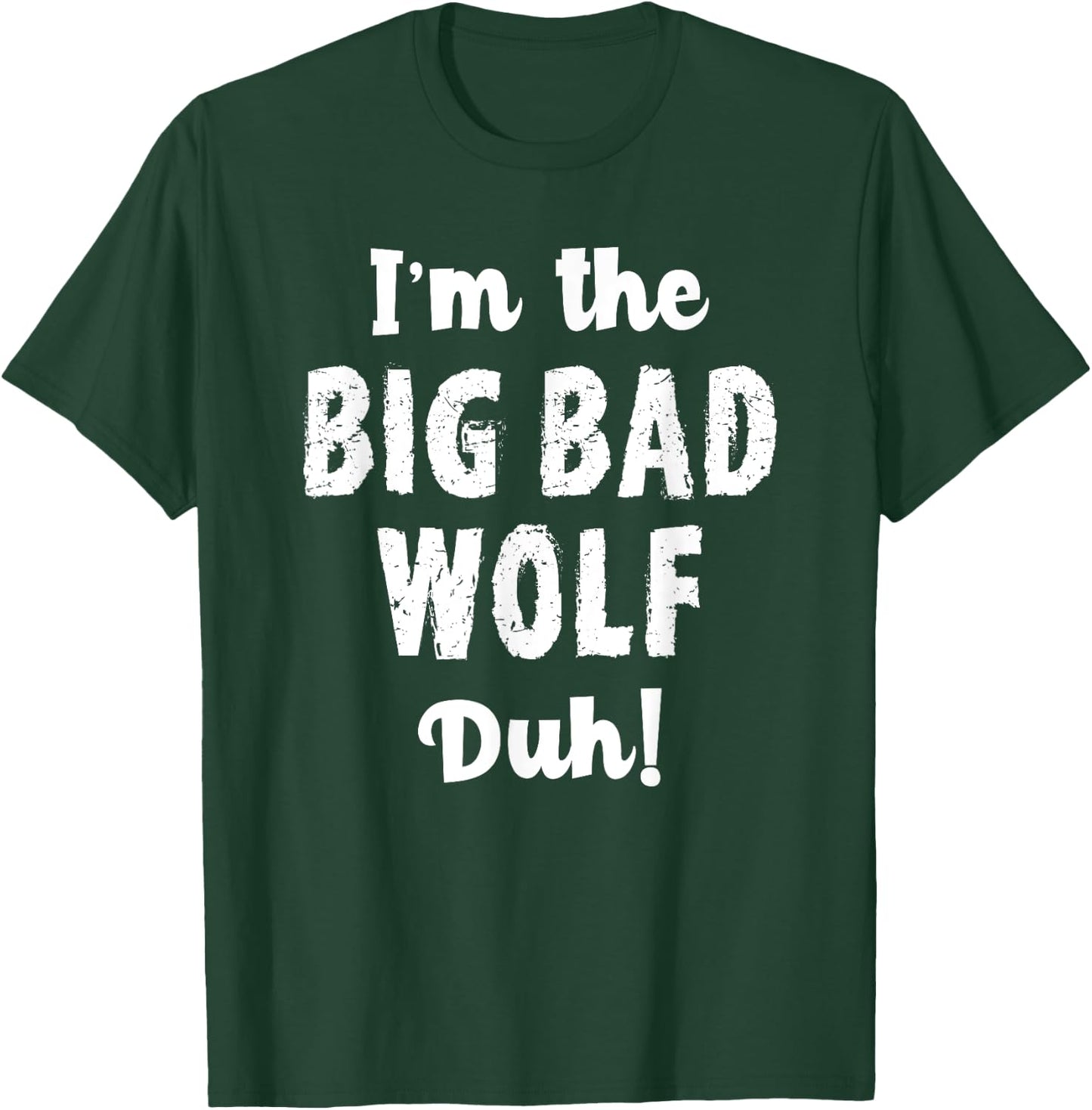 Big Bad Wolf Costume Shirt Halloween - Duh! Funny T-Shirt - T-Shirt | Forest