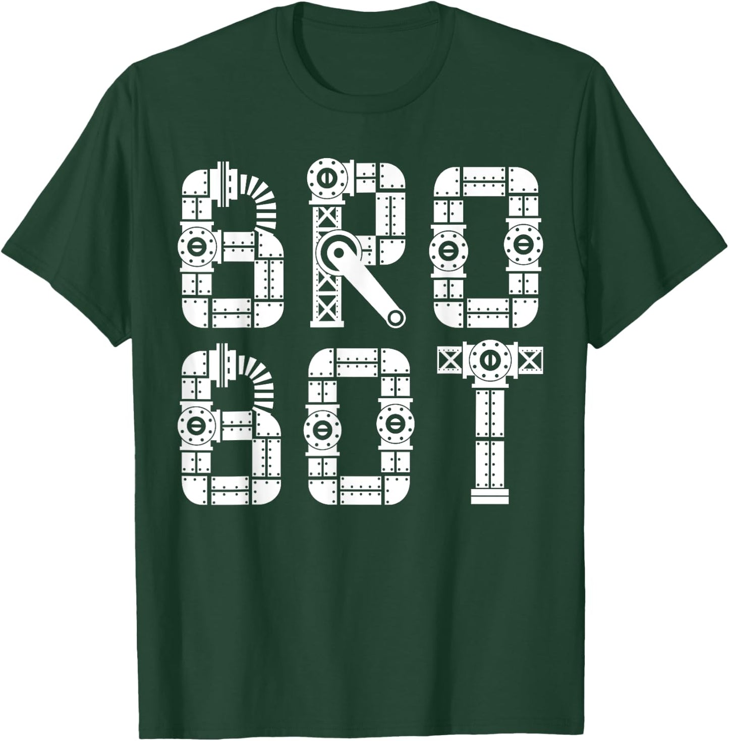 Matching Family Robot | Brother | Bro Bot T-Shirt - T-Shirt | Forest