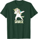 Savage Unicorn Shirt for Youth Adult Women Girls T-Shirt - T-Shirt | Forest