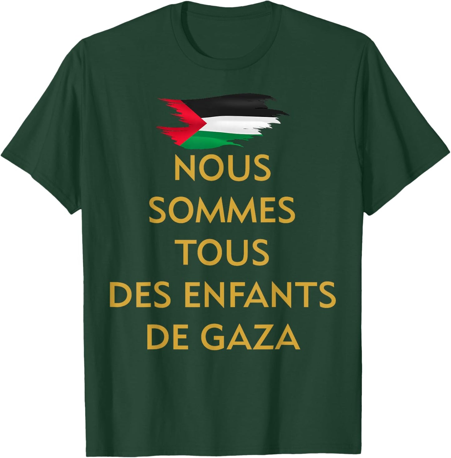 We are all children of Gaza PRO Palestine activist , Black, S T-Shirt - T-Shirt | Forest