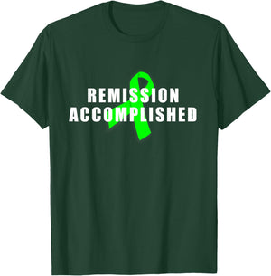 Remission Accomplished Lymphoma Cancer Support T-Shirt - T-Shirt | Forest