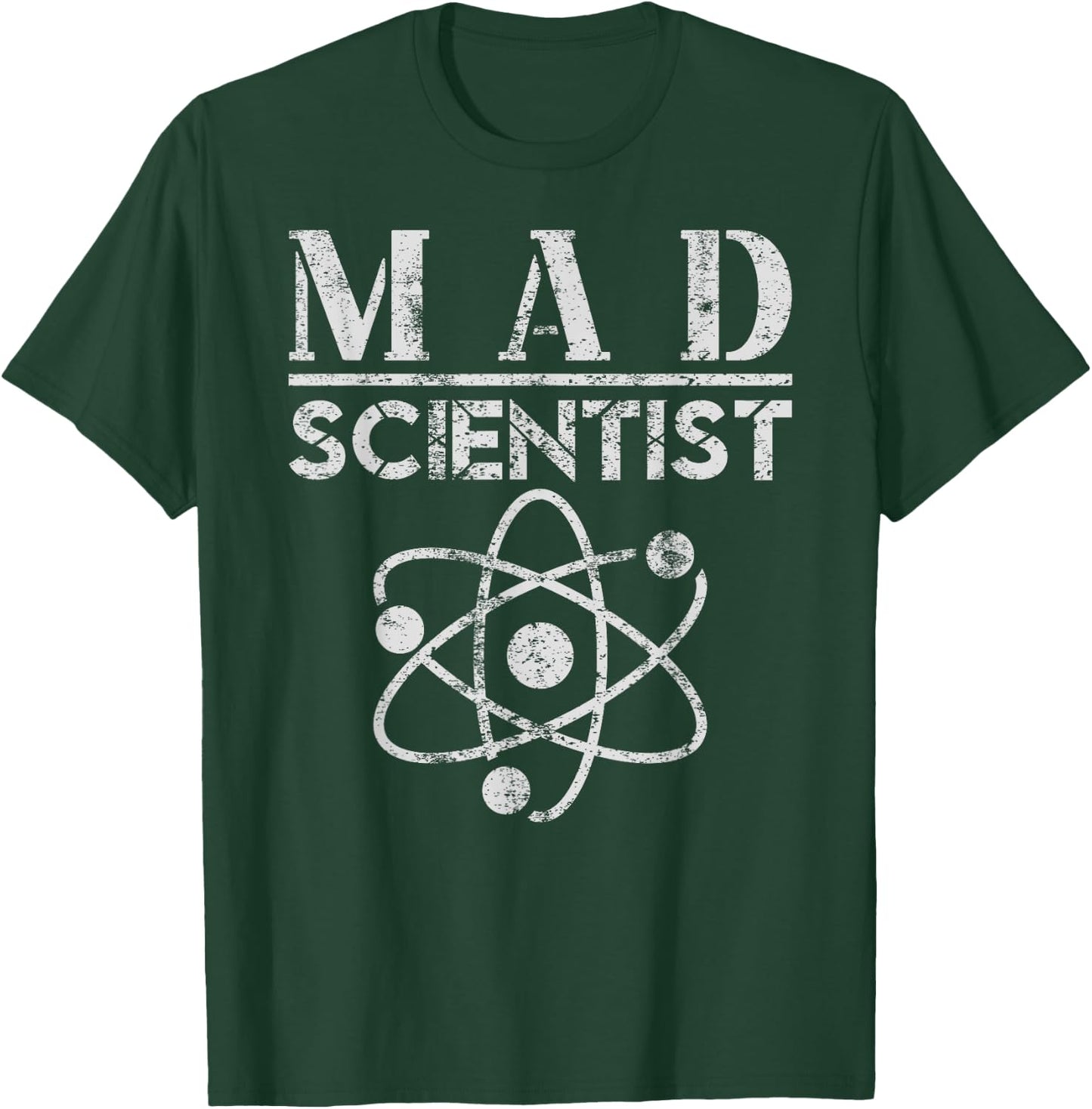 Mad Scientist Costume Lazy Halloween Costume Science Teacher T-Shirt - T-Shirt | Forest