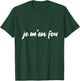 Je m'en fou , Black, S T-Shirt - T-Shirt | Forest