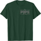 Pops Est. 2024 Pops 2024 Logo New Grandpa Fathers Day T-Shirt - T-Shirt | Forest