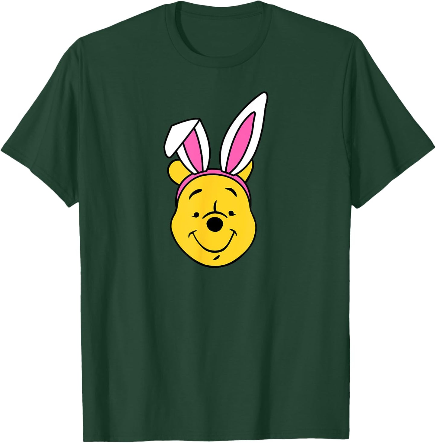 Amazon Essentials Disney Winnie the Pooh Spring Easter Bunny Ears T-Shirt - T-Shirt | Forest