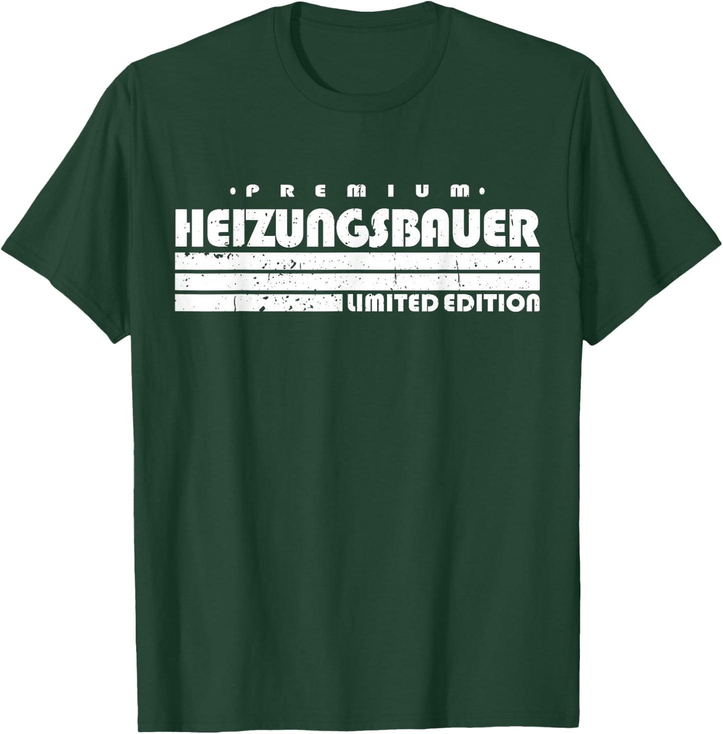 Men's Radiator Builder Limited Edition Funny Heating Construction , black T-Shirt - T-Shirt | Forest