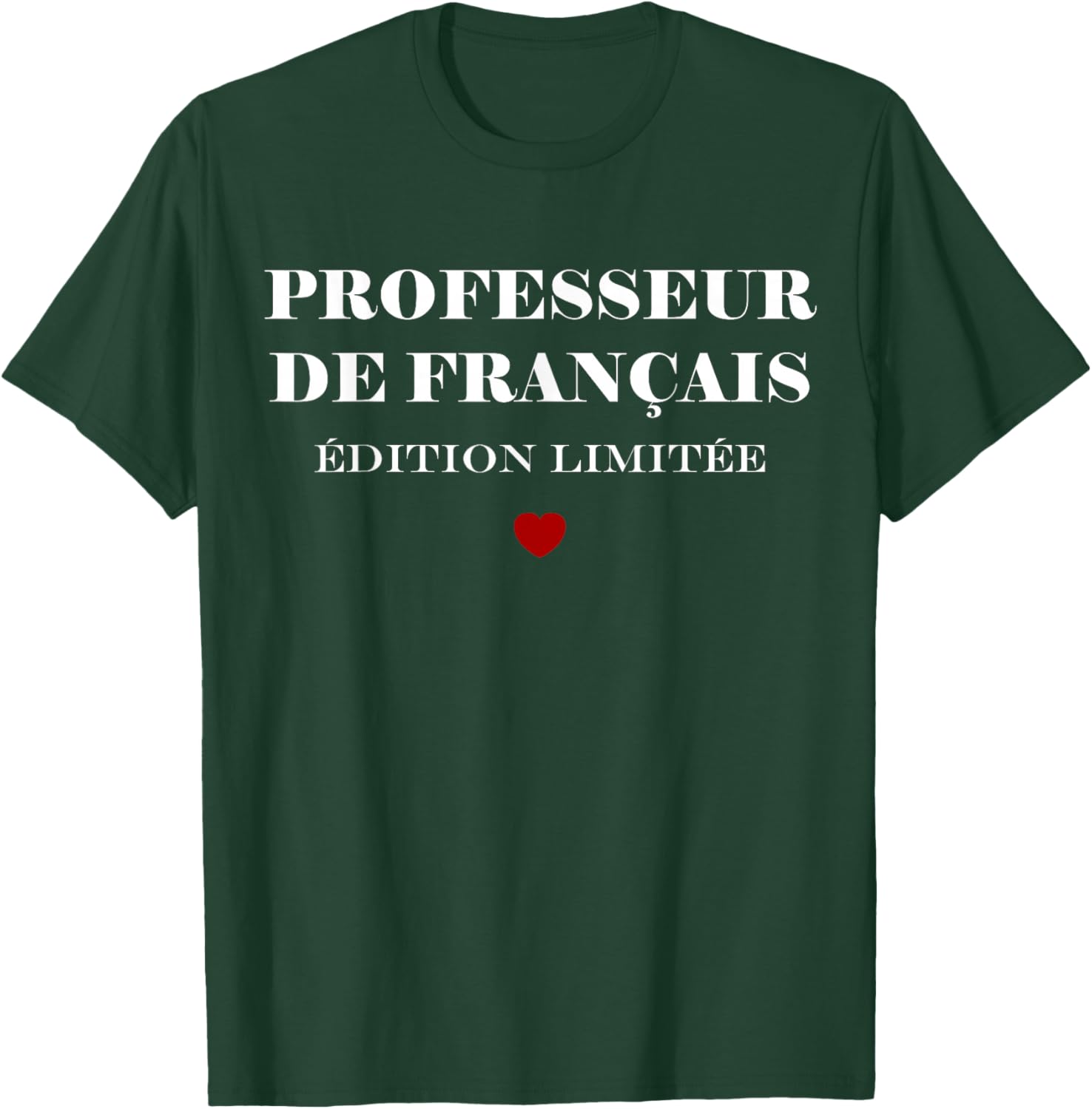 Funny French Teacher Super Edition French Teacher , Black, S T-Shirt - T-Shirt | Forest
