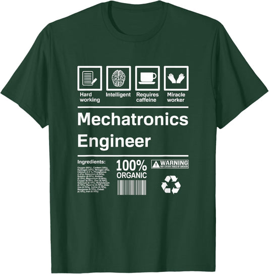 Mechatronics Engineer Gift T-Shirt - T-Shirt | Forest