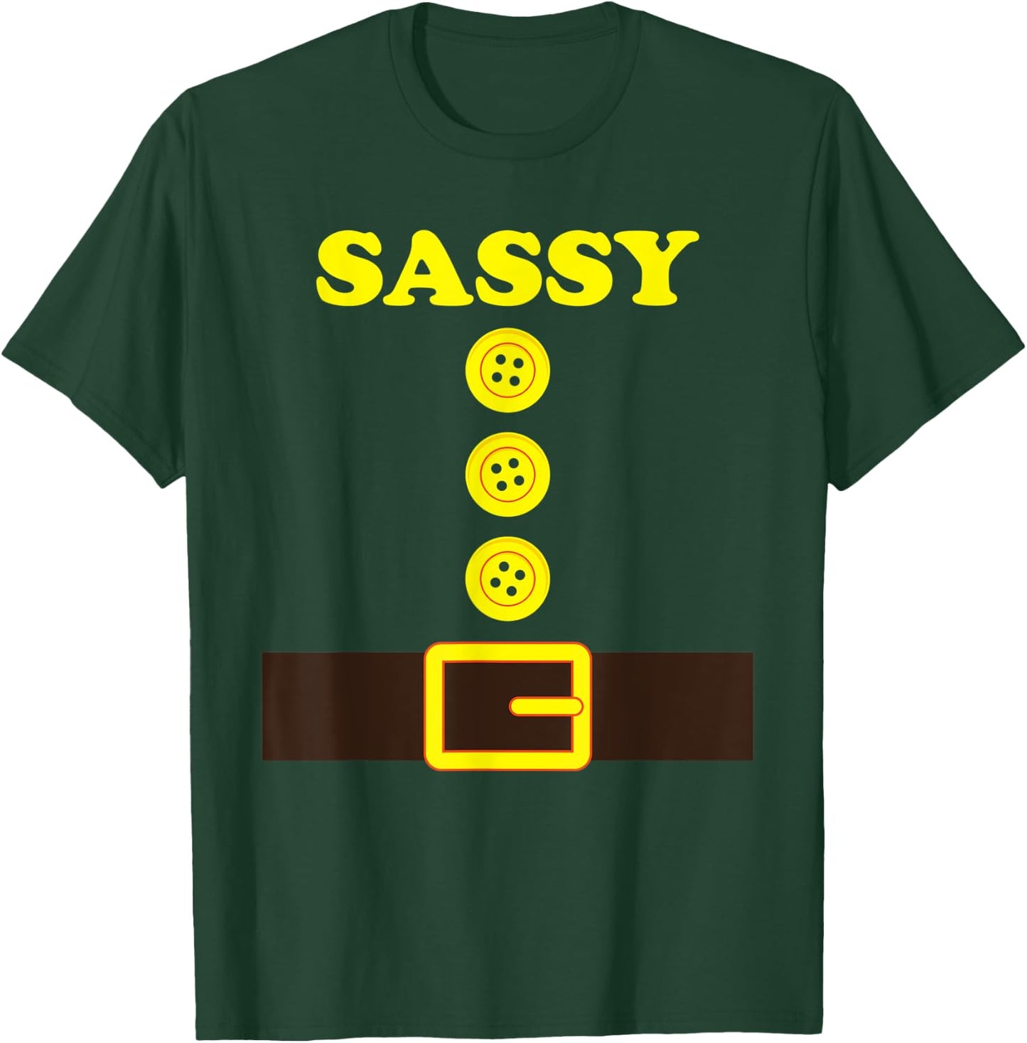 Sassy Dwarf Halloween Costume Color Group Matching Dwarf T-Shirt - T-Shirt | Forest