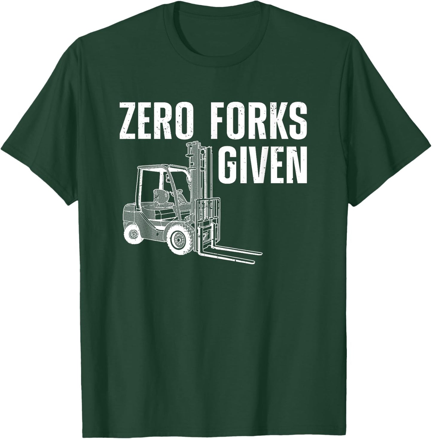 Funny Forklift Driver Art Women Forklift Operator T-Shirt - T-Shirt | Forest