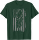 Road Bike Patriotic American Flag Bicycle Cycling Cyclist Men T-Shirt - T-Shirt | Forest