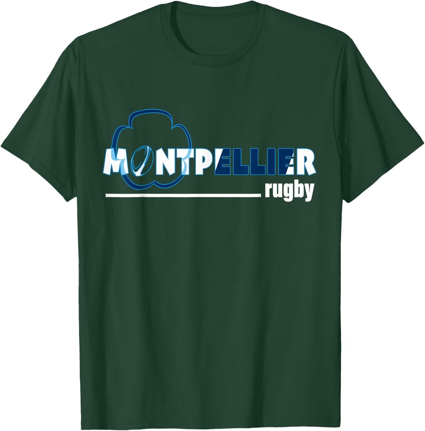 Rugby Montpellier Ciste Gift Supporter Man Woman Child , Black, S T-Shirt - T-Shirt | Forest