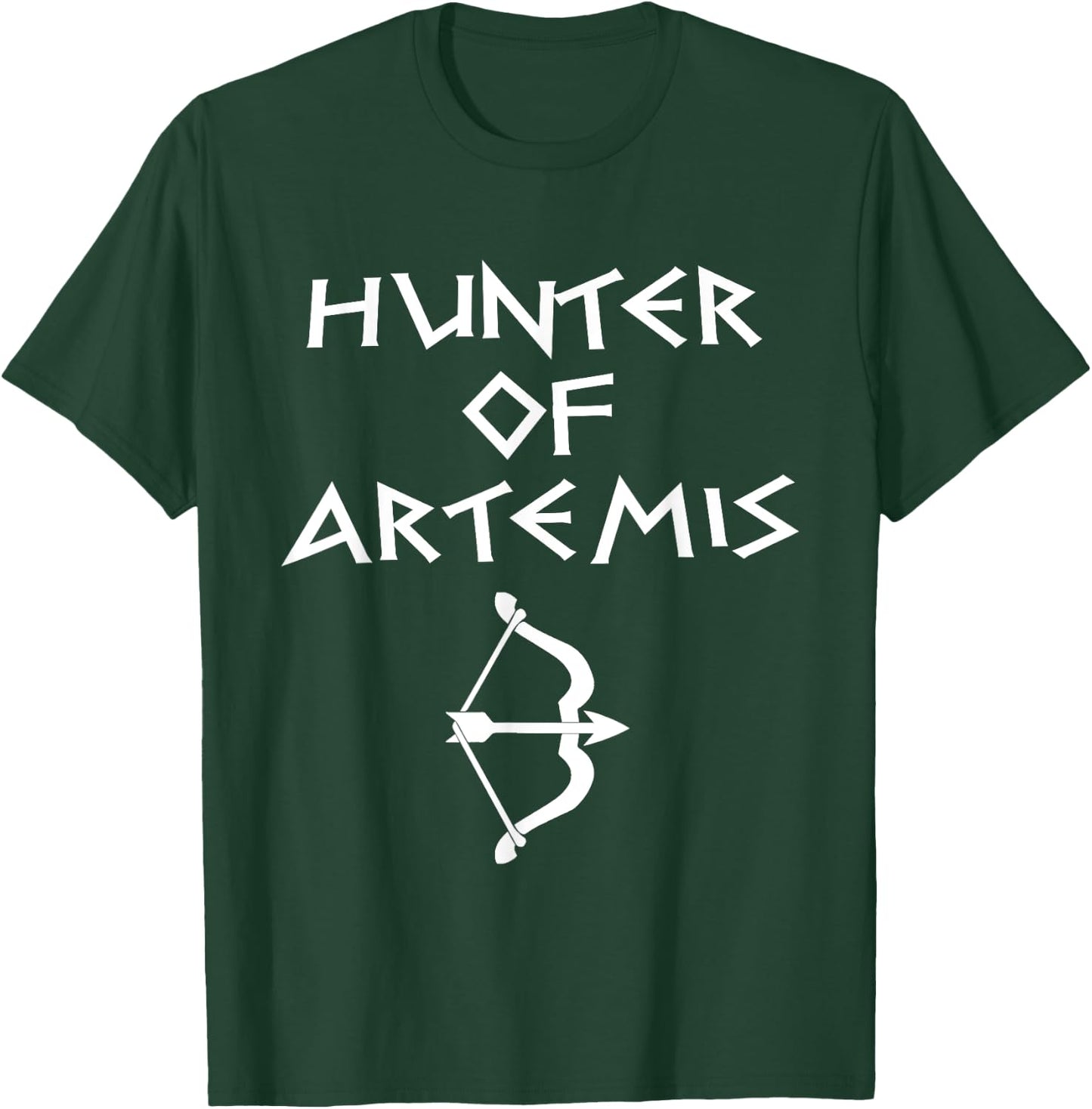 Hunter of Artemis Greek Mythology Demigod T-Shirt - T-Shirt | Forest