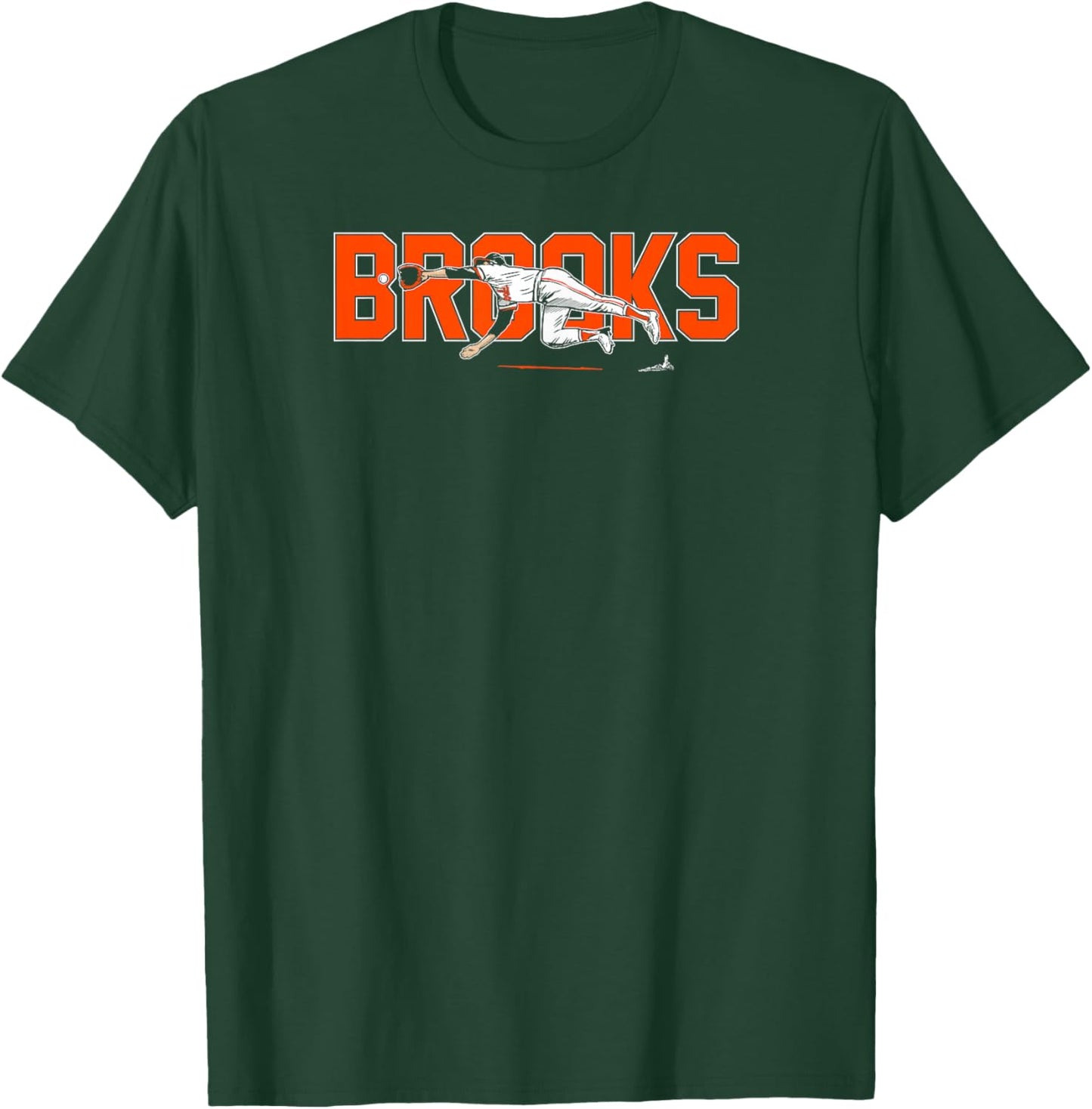 Brooks Robinson - Dive - Baltimore Baseball T-Shirt - T-Shirt | Forest