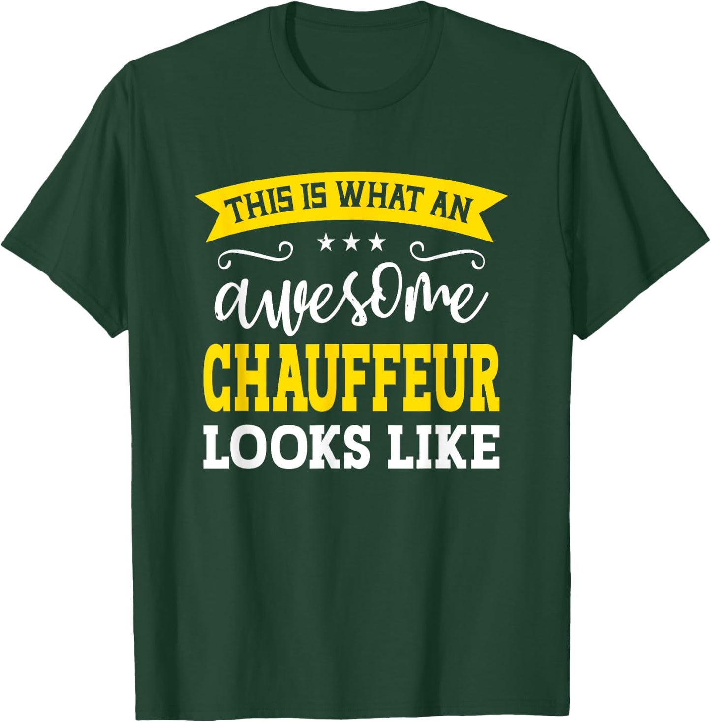 Funny Chauffeur Gifts Chauffeur Black -Adults Small T-Shirt - T-Shirt | Forest