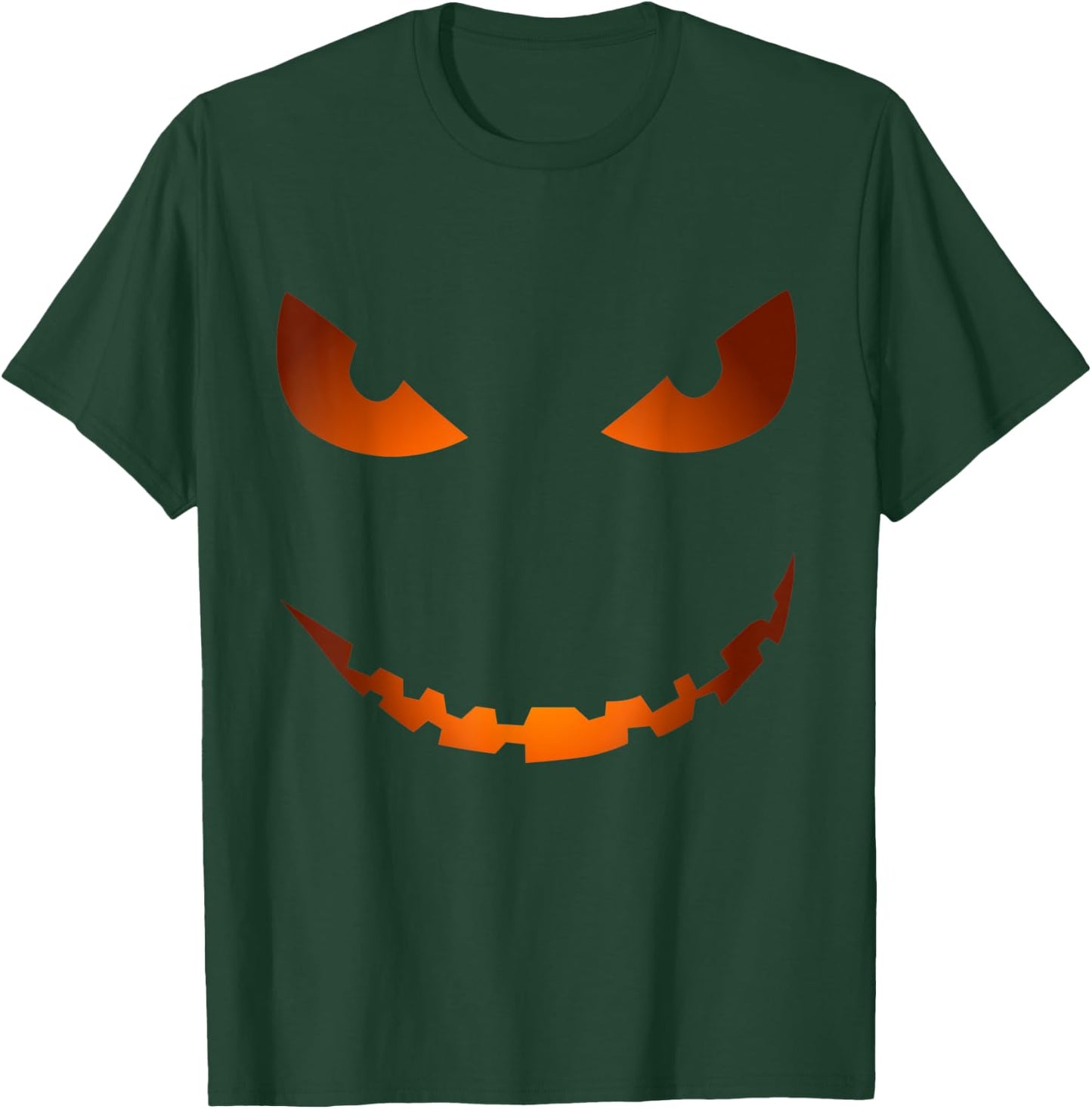 Scary Pumpkin Face Jack O'Lantern - Halloween Funny Costume T-Shirt - T-Shirt | Forest