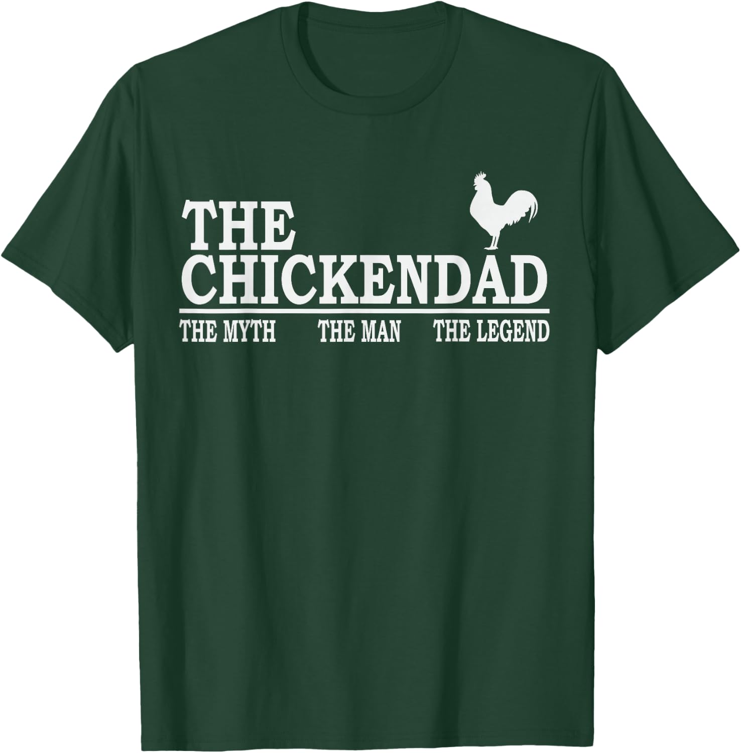 Chicken Dad Farmer Funny Chicken Lover Poultry Daddy T-Shirt - T-Shirt | Forest