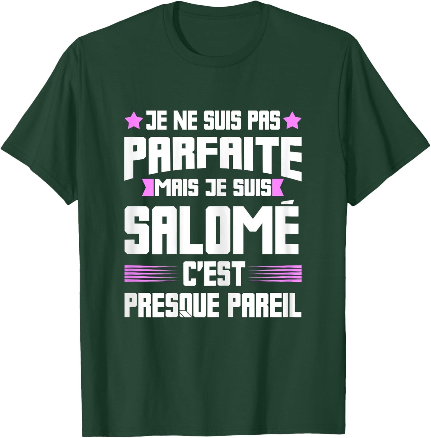 Salomé Parfait | Funny Funny Funny Mom First Name Gift , Black, Female X-Small T-Shirt - T-Shirt | Forest