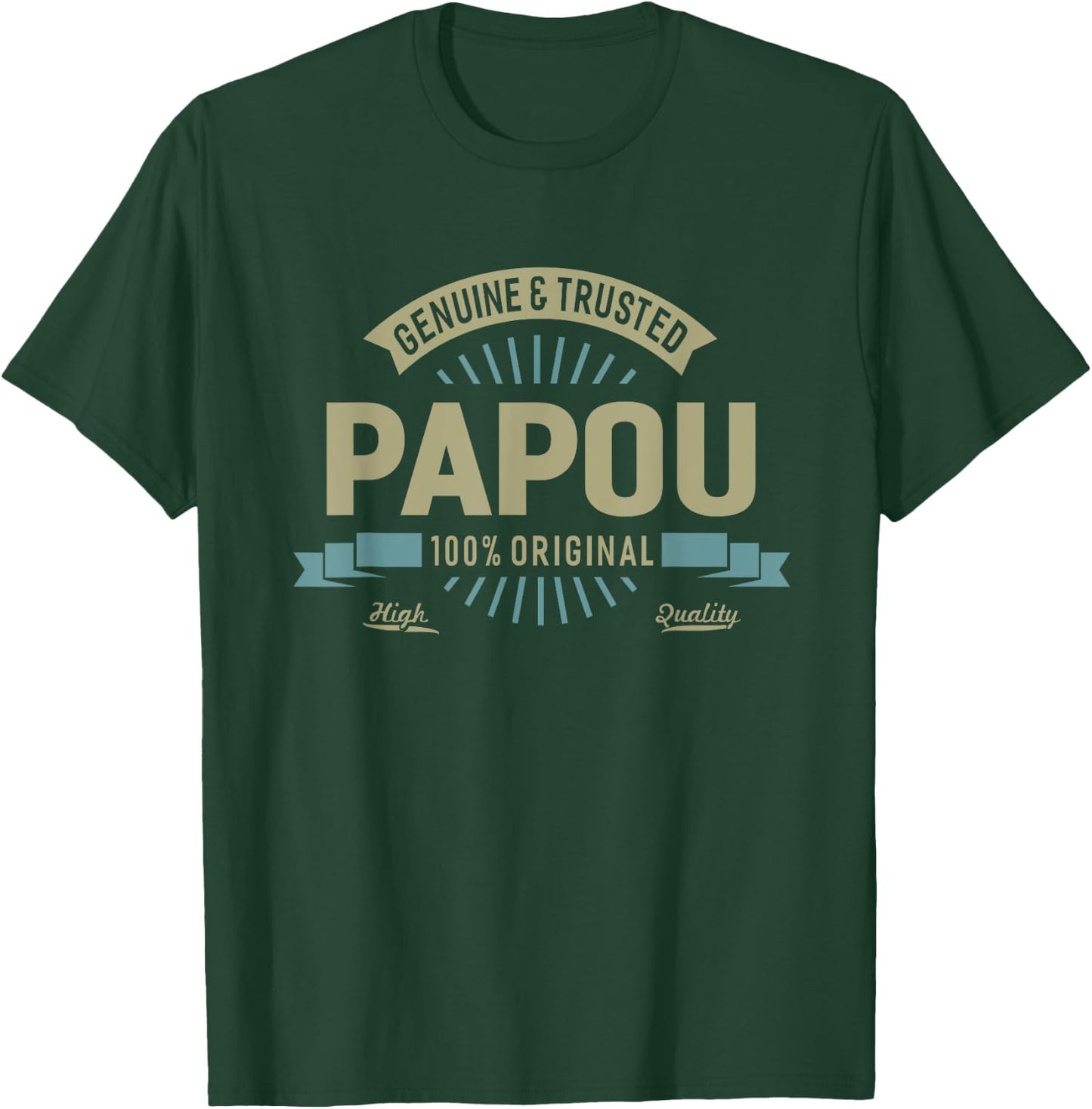 Genuine Papou Great Gifts For Grandpa Men T-Shirt - T-Shirt | Forest
