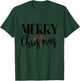 Merry Christmas Cute Christ Christian Religious Holiday T-Shirt - T-Shirt | Forest