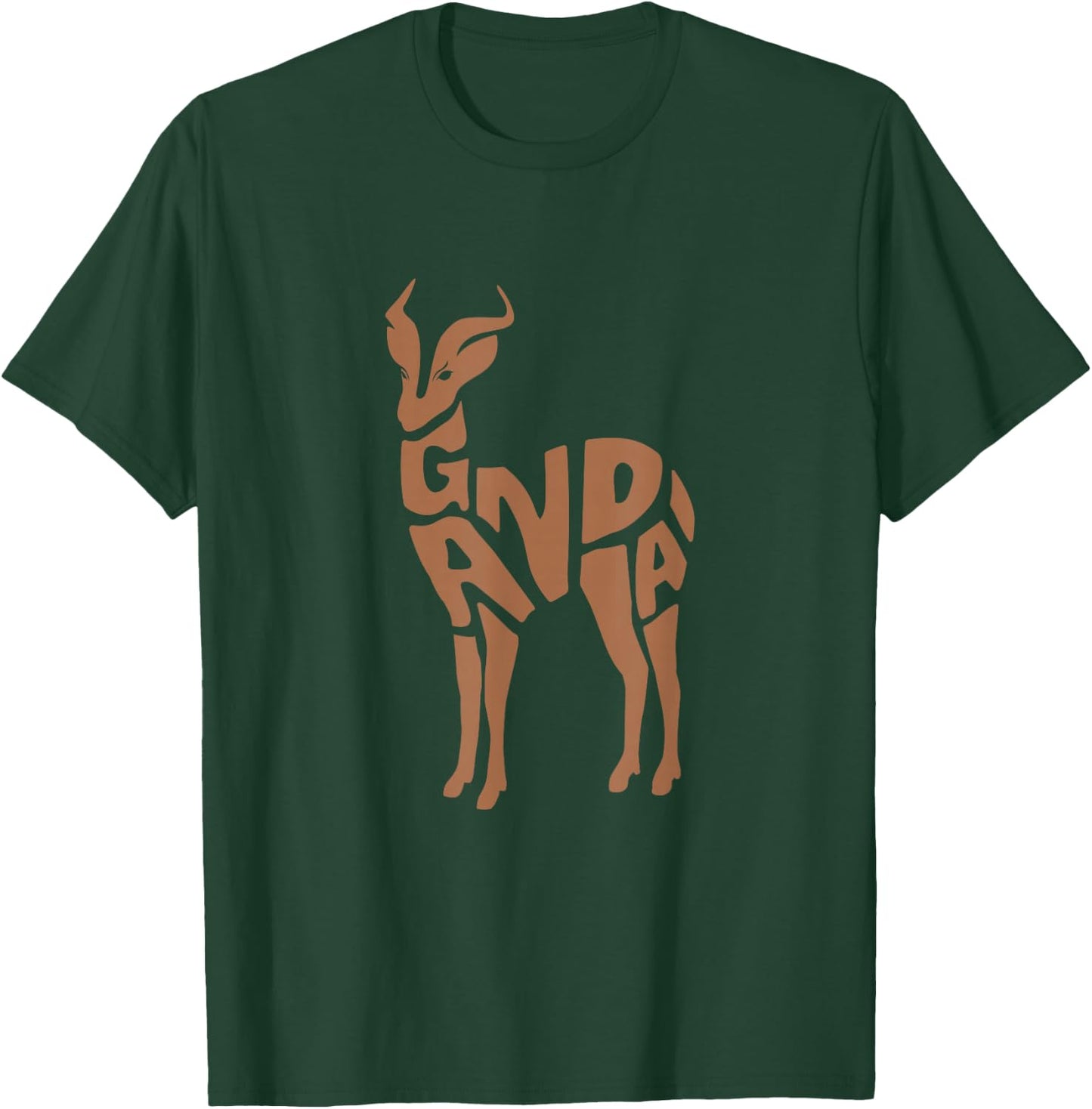 Ugandan Kob Uganda Word Art - Funny African Animal T-Shirt - T-Shirt | Forest