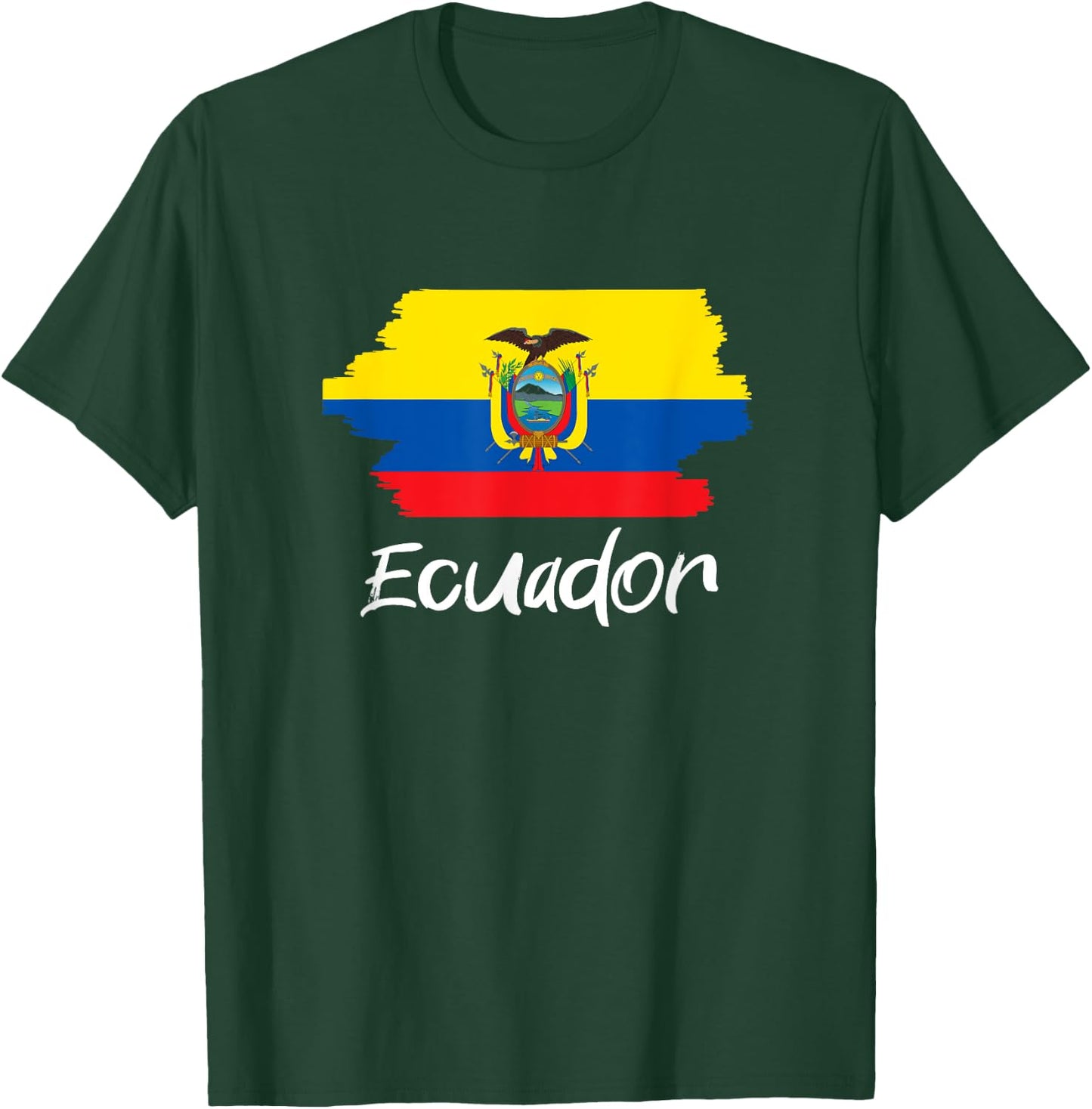 Ecuadorianische Flagge Ecuador T-Shirt - T-Shirt | Forest