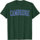 Vintage Cambridge MD Distressed Blue Varsity Style T-Shirt - T-Shirt | Forest