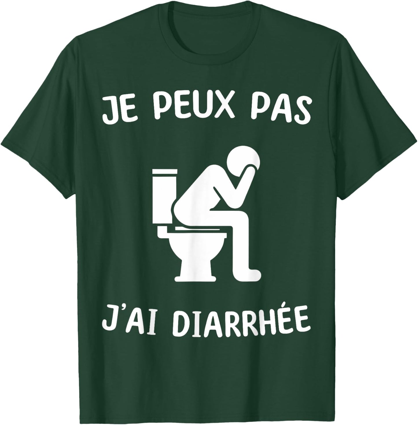 I Can't Have Diarrhea , Black, S T-Shirt - T-Shirt | Forest