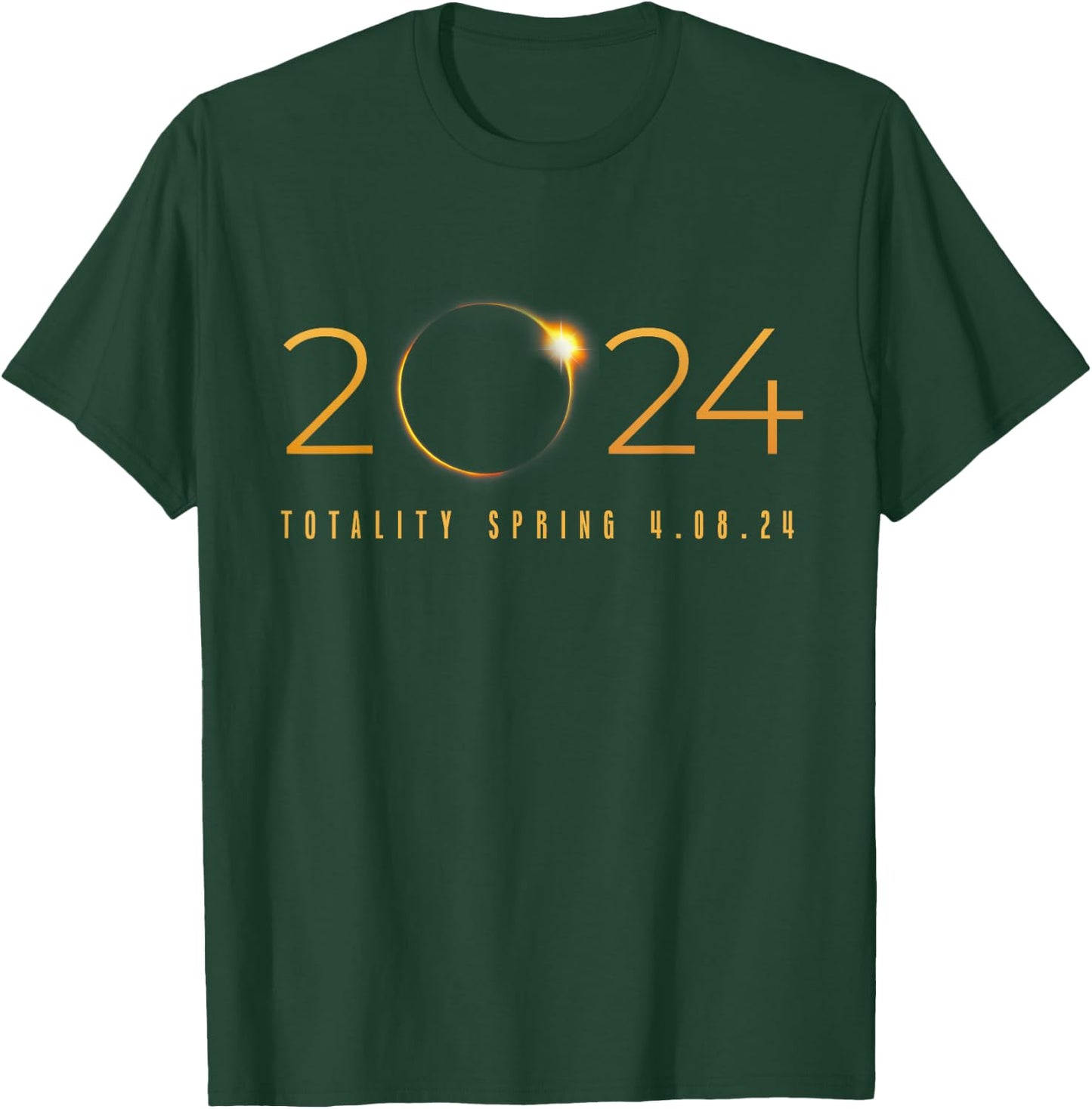 2024 Solar Eclipse American Totality Spring 4.08.24 T-Shirt - T-Shirt | Forest