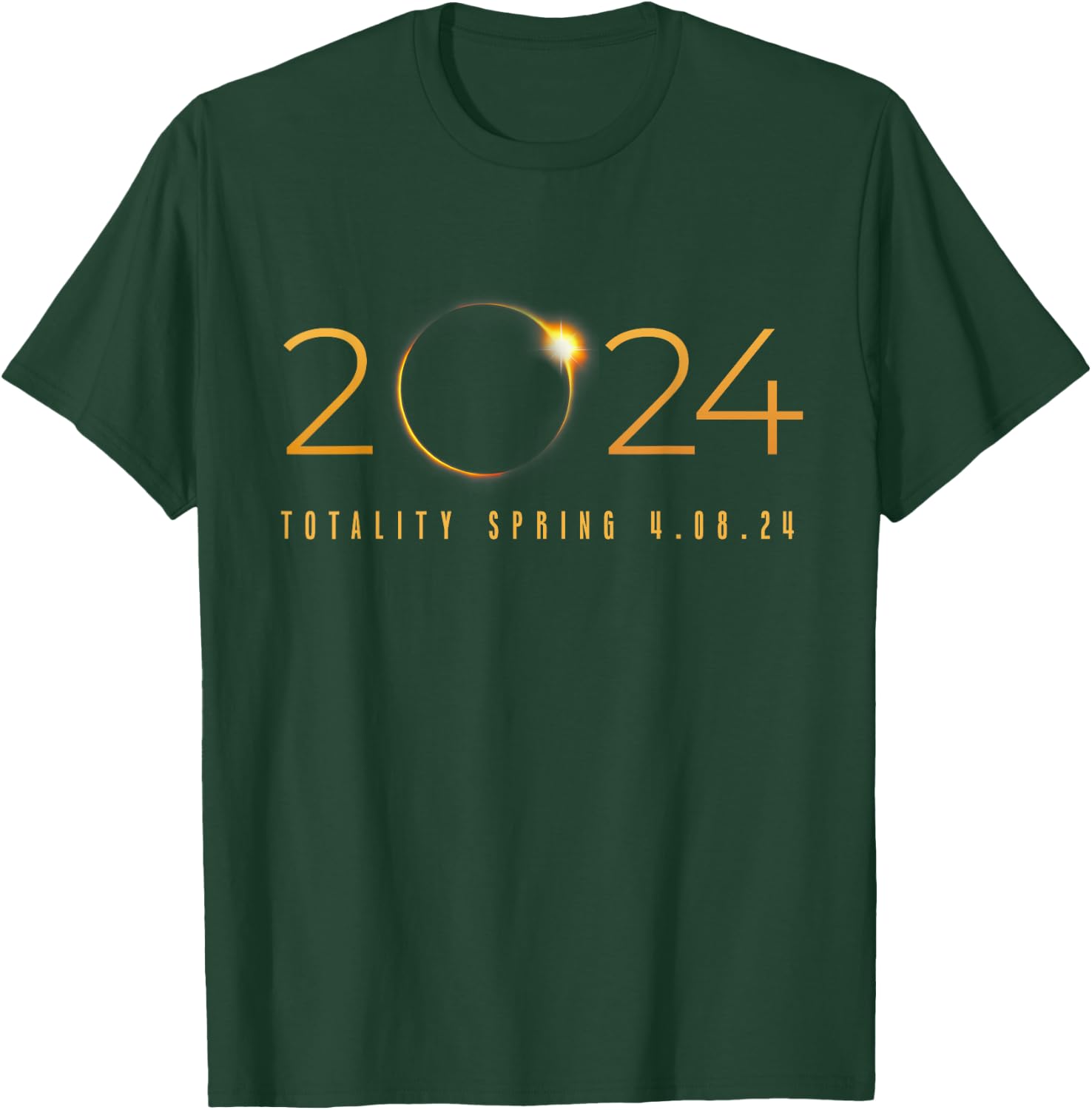 2024 Solar Eclipse American Totality Spring 4.08.24 T-Shirt - T-Shirt | Forest