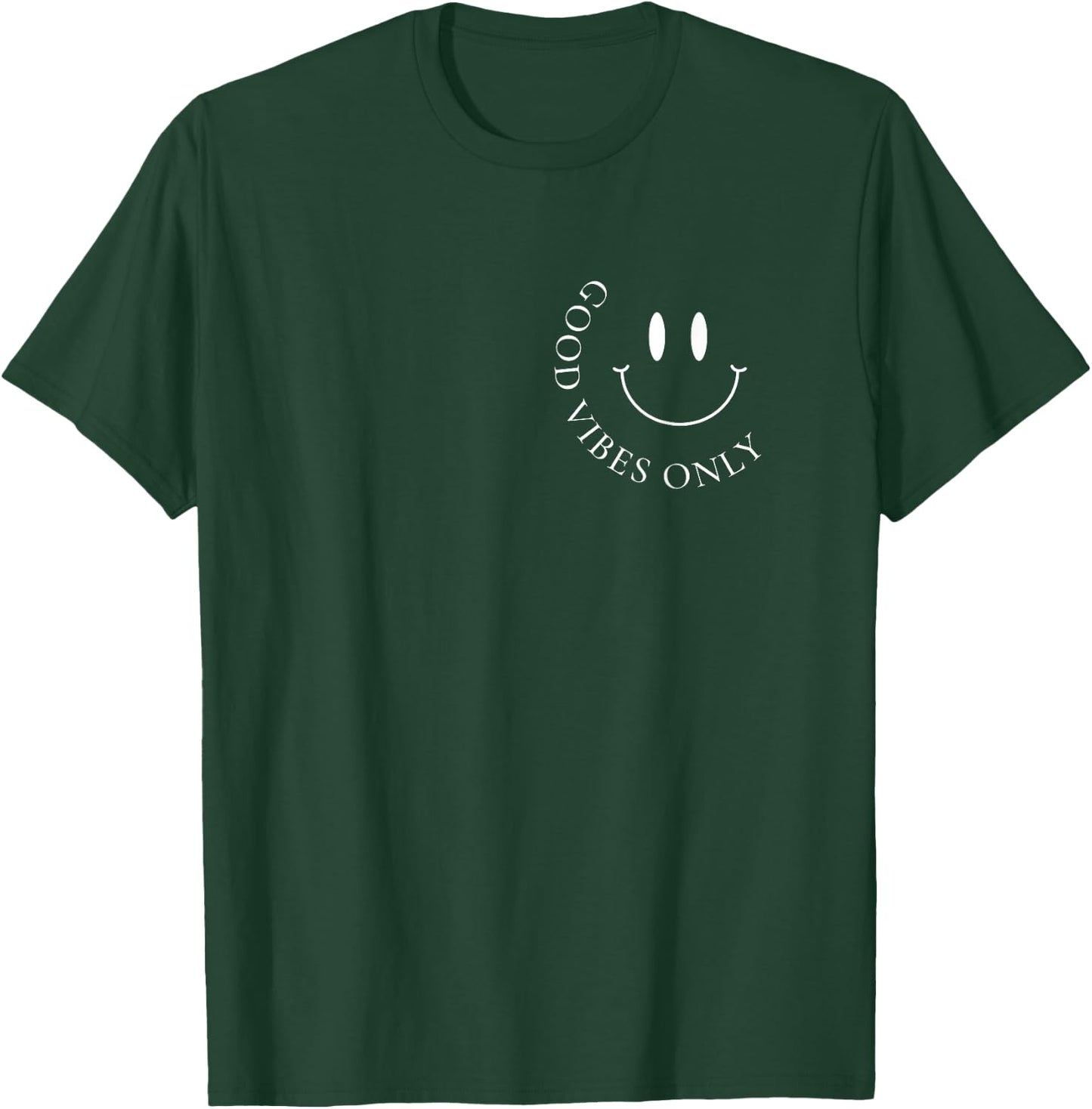 Good Vibes Only Good Energy Good People Peacelover T-Shirt - T-Shirt | Forest
