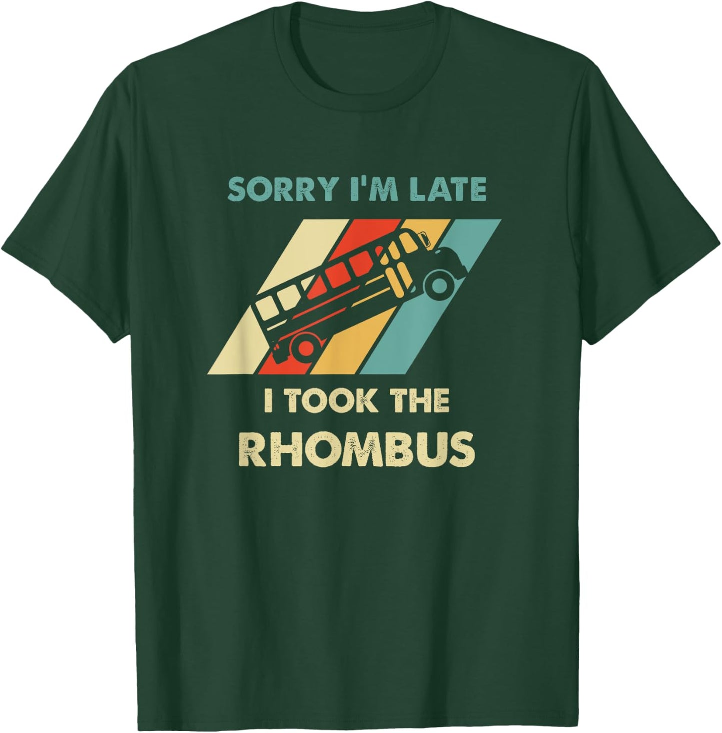 I Took The Rhombus For Teens Boys Girls Funny Math Nerd T-Shirt - T-Shirt | Forest