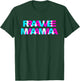 Rave Mama EDM Music Festival Mother Optical Illusion Trippy T-Shirt - T-Shirt | Forest