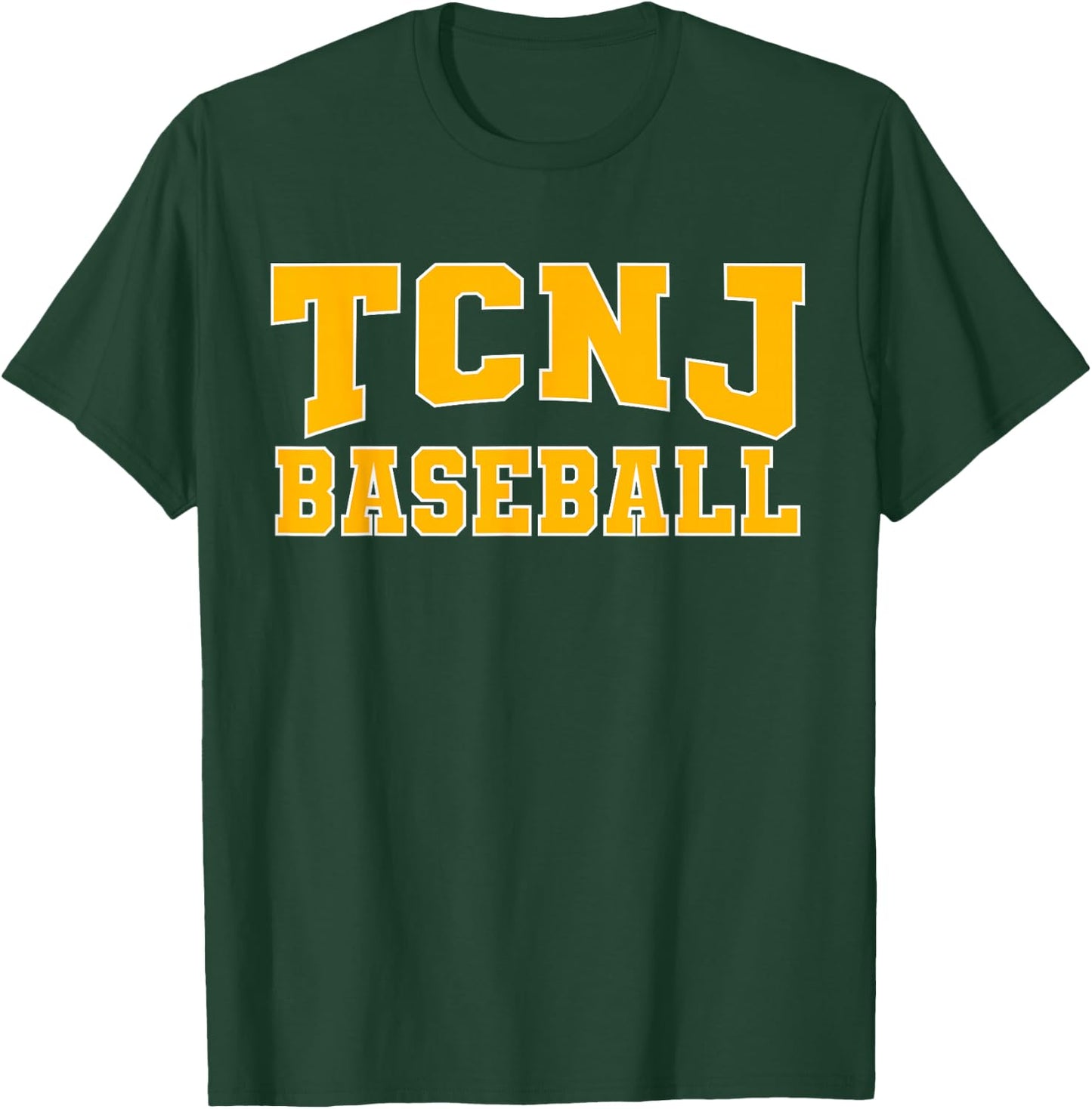 TCNJ Baseball Sports Fan T-Shirt - T-Shirt | Forest