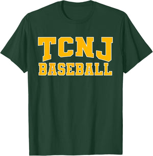 TCNJ Baseball Sports Fan T-Shirt - T-Shirt | Forest