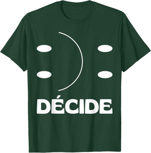 Happy Sad Smiley Design: Happy Sad & Smiling Face , Black, S T-Shirt - T-Shirt | Forest
