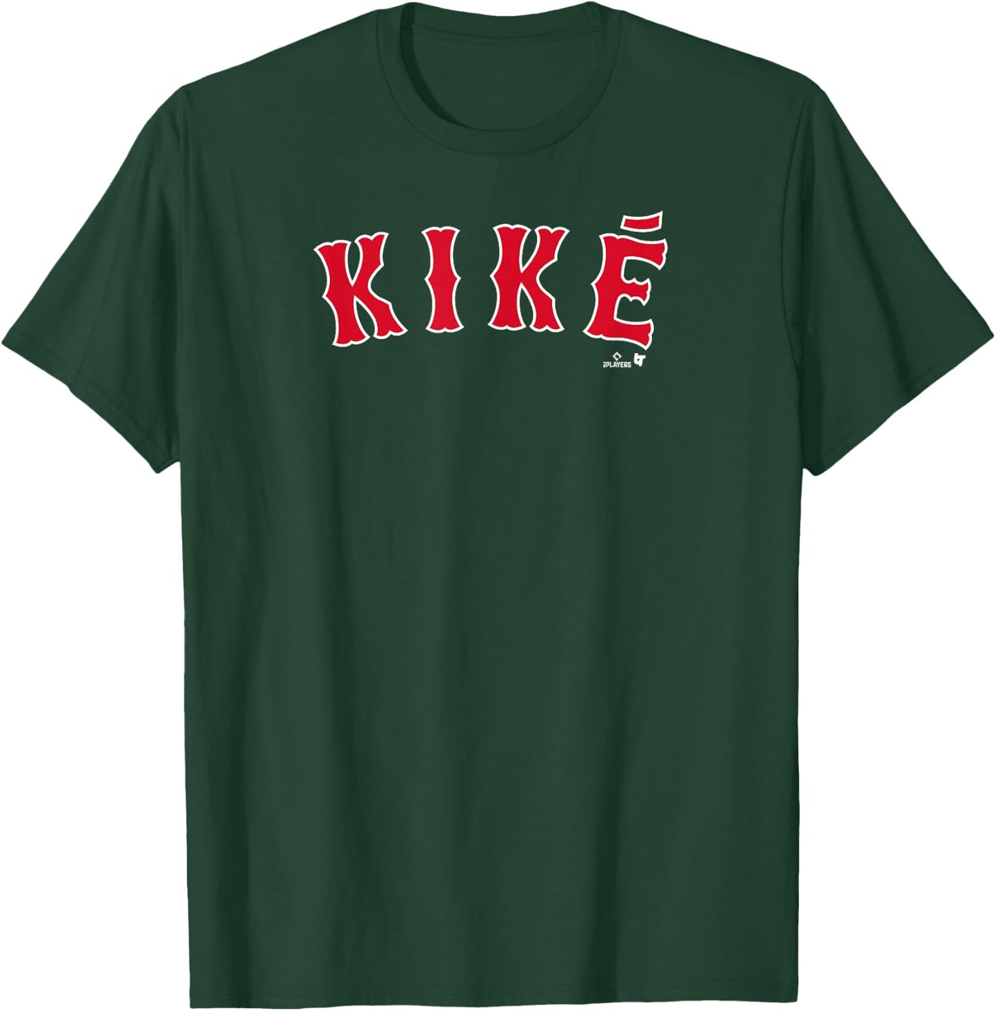 Kike Hernandez: Boston Text - Boston Baseball T-Shirt - T-Shirt | Forest