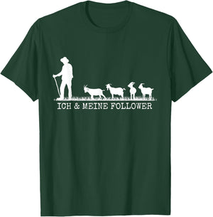 Ich und Meine Follower Goat Holder , black T-Shirt - T-Shirt | Forest