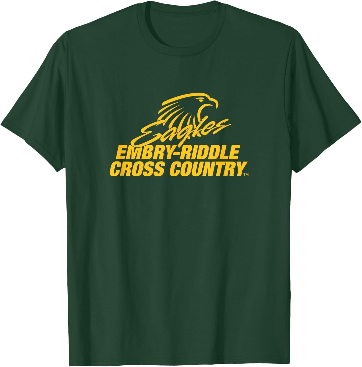 Embry-Riddle Aeronautical Eagles Cross Country Sports Fan T-Shirt - T-Shirt | Forest