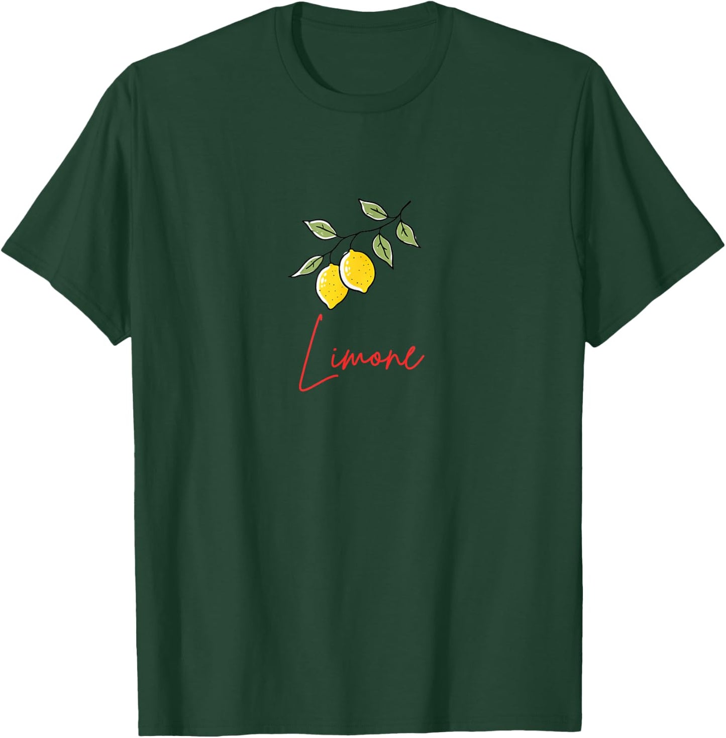 Limone Zitronen Design, Illustration Sommer Obst Motiv T-Shirt - T-Shirt | Forest