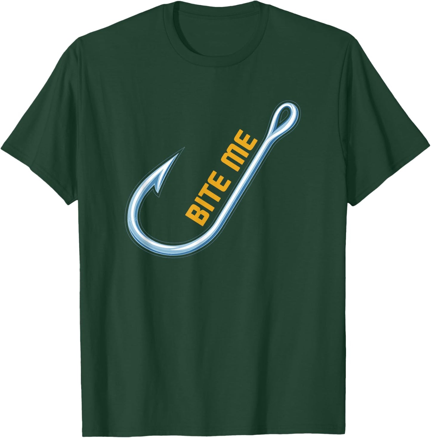 Bite Me Fishing T Shirt T-Shirt - T-Shirt | Forest