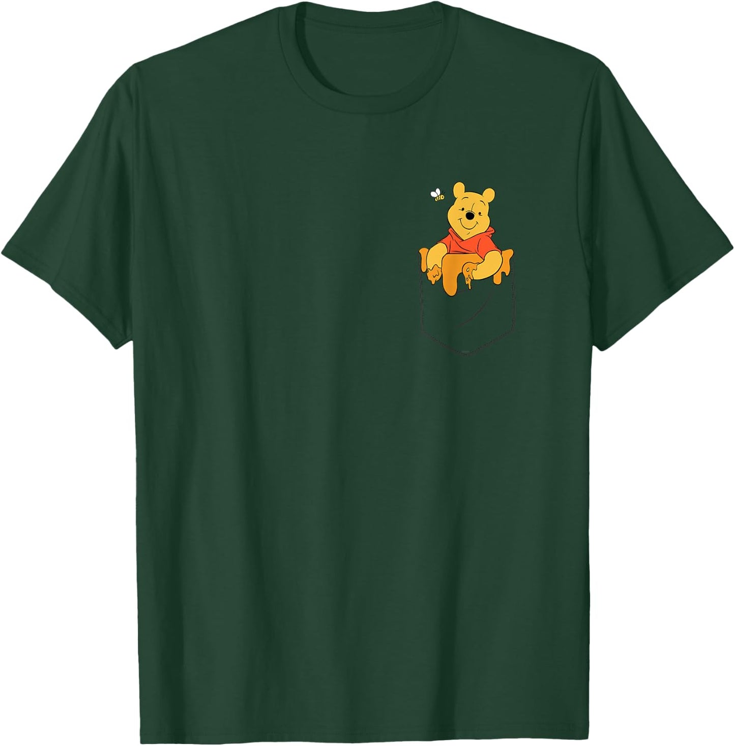 Disney Winnie the Pooh Hunny in My Pocket , black T-Shirt - T-Shirt | Forest