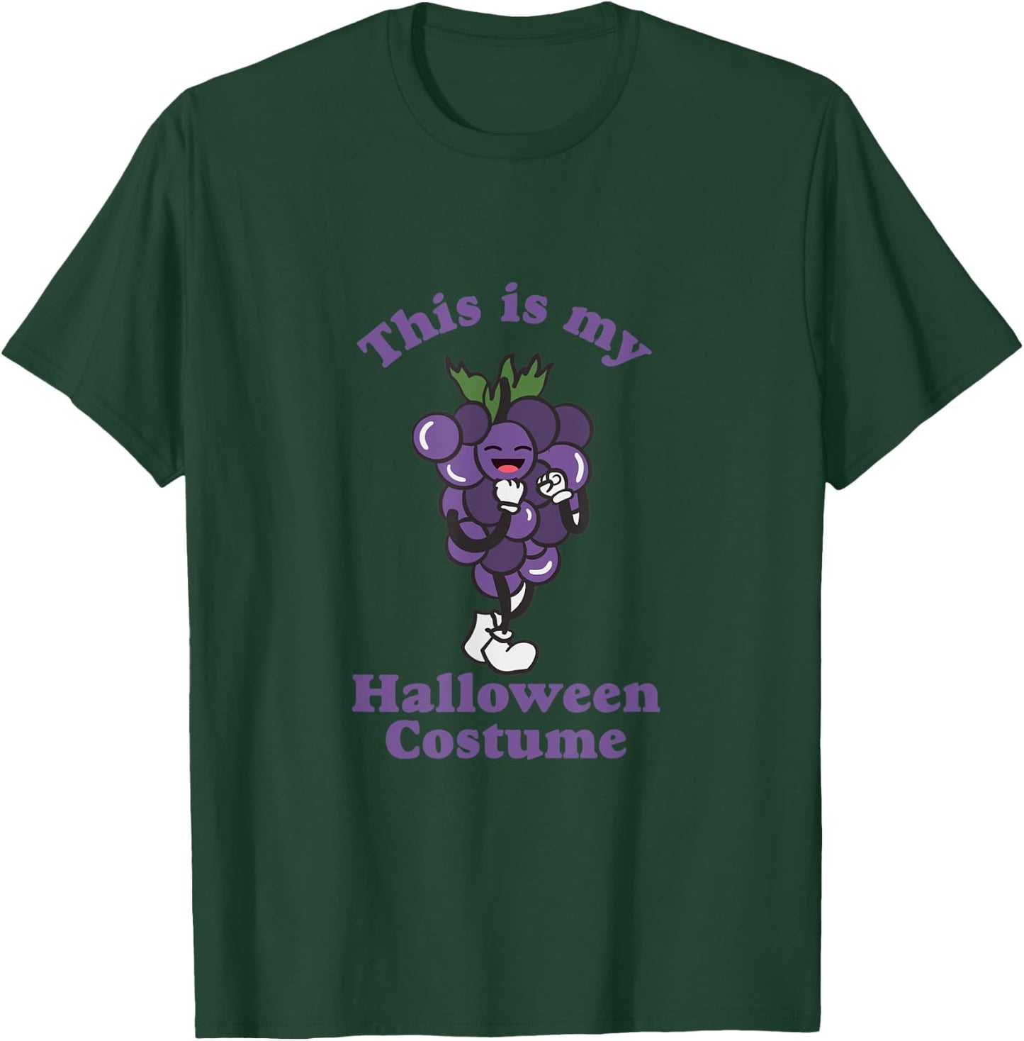 This Is My Grape Halloween Costume Retro T-Shirt - T-Shirt | Forest